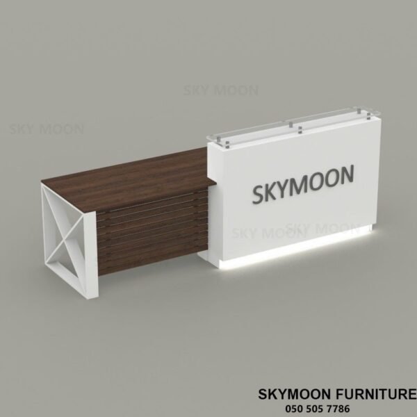 Reception desk Skymoon Luxury Office Furniture | Zuno Reception Table | office desk